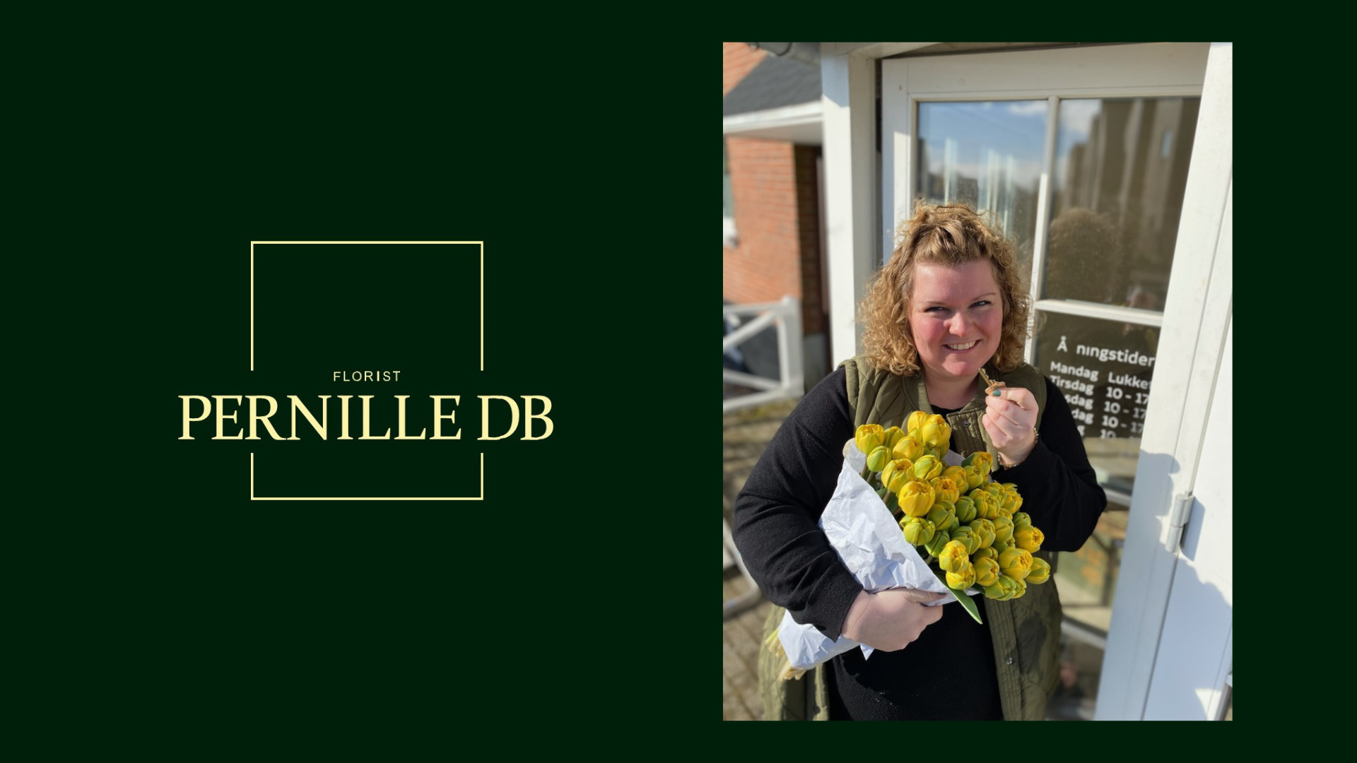Florist Pernille DB fejrer 1-års jubilæum med rabatter og festligheder