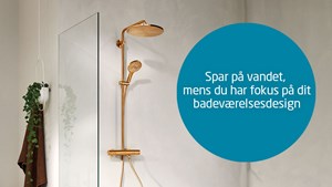 GROHE brusesystem hos VVS EKSPRESSEN ApS: otte farverige valg og vandbesparende fordele