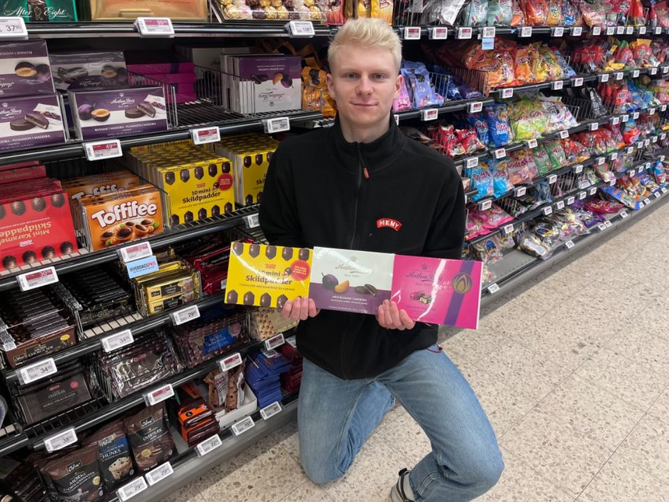 Meny Hobro tilbyder 3 æsker Toms chokolade for kun 59 kr. – bestil ved at kommentere ja tak