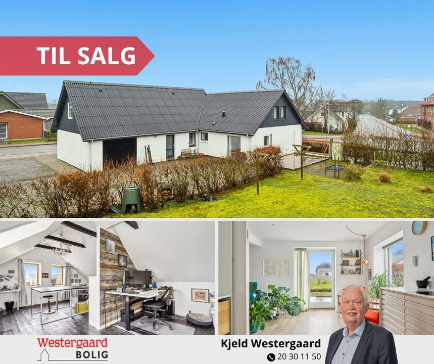 Totalmoderniseret familievilla i Brønderslev fra Westergaard Bolig klar til fremvisning