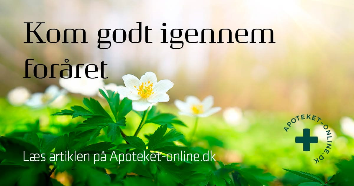 Vejlby Apotek deler forårstips til hele familien