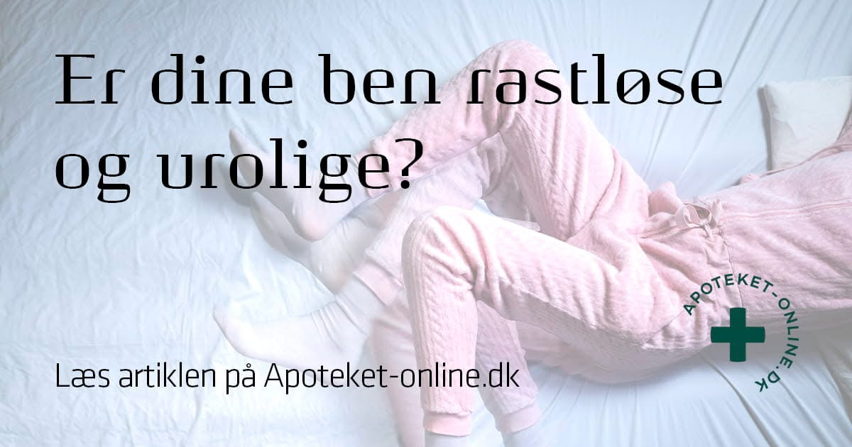 Ikast Apotek deler viden om urolige ben