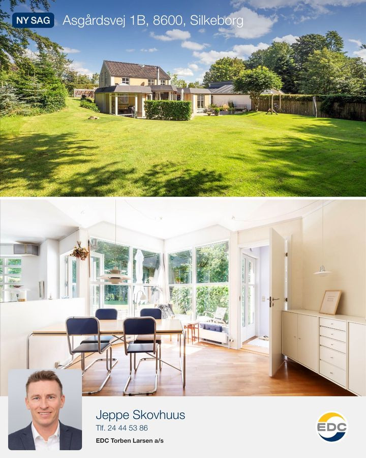 Arkitekttegnet villa til salg i Silkeborg hos EDC Torben Larsen