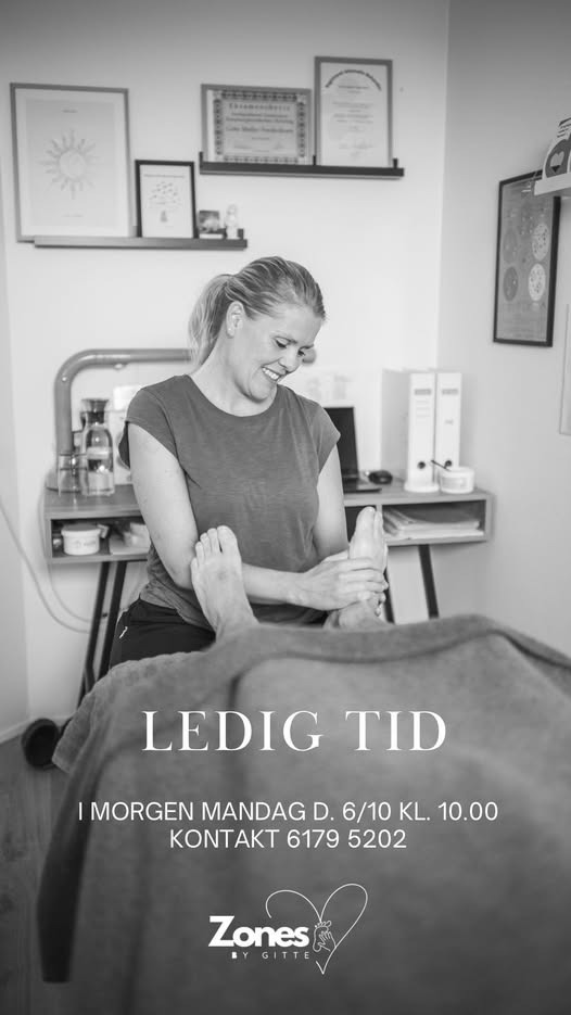 Afbud hos Zones By Gitte: Få en tid i morgen kl. 10.00