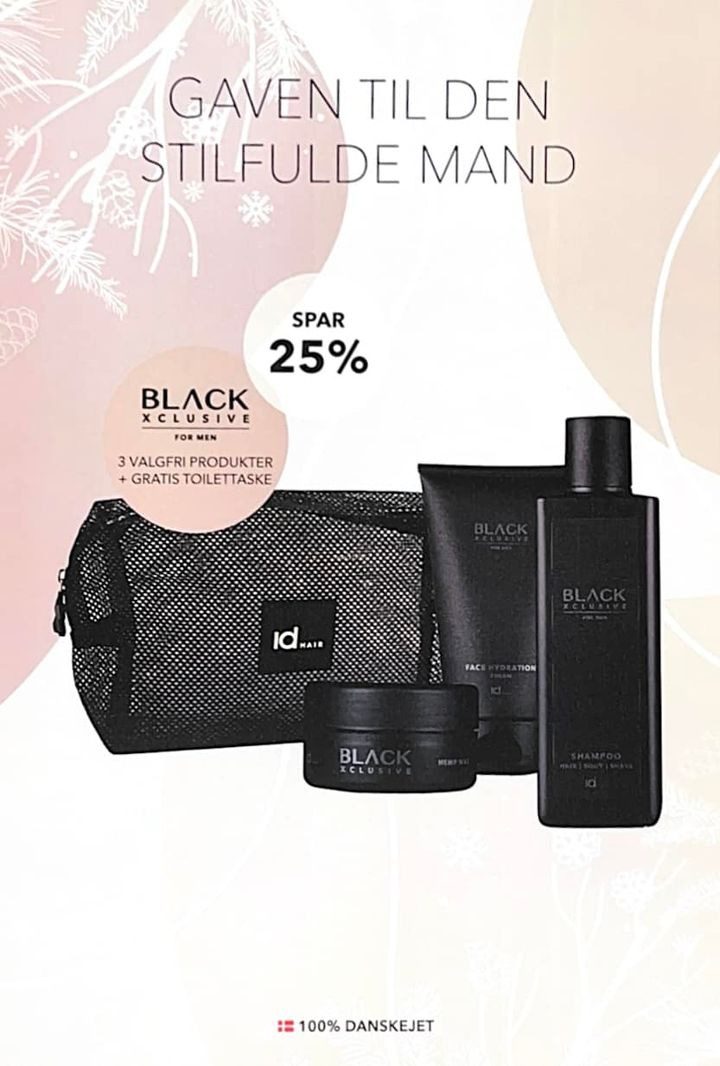 KARMA Frisør & Skønhedsklinik: Perfekte julegaver til mænd med 25% rabat og gratis toilettaske