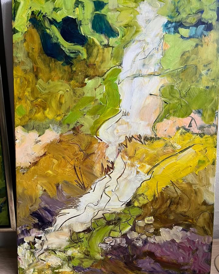 Yrsa Dunvad deltager i udstilling i Ebeltoft og maler live i Bryrup i påsken