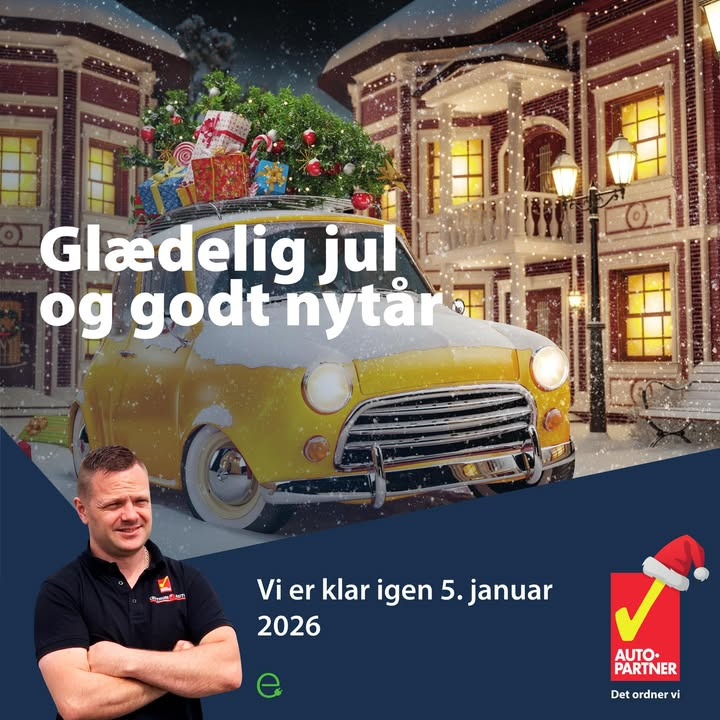 Centrum Auto meddeler julelukket fra 20. december til 2. januar
