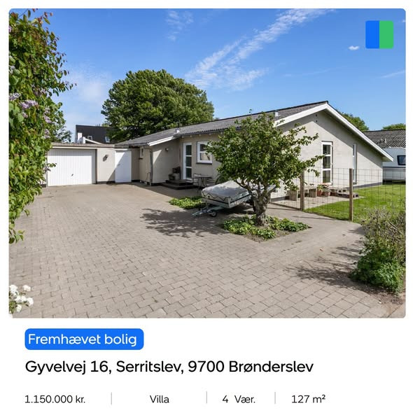 Nybolig Brønderslev & Vrå præsenterer velholdt familievenlig villa i Serritslev