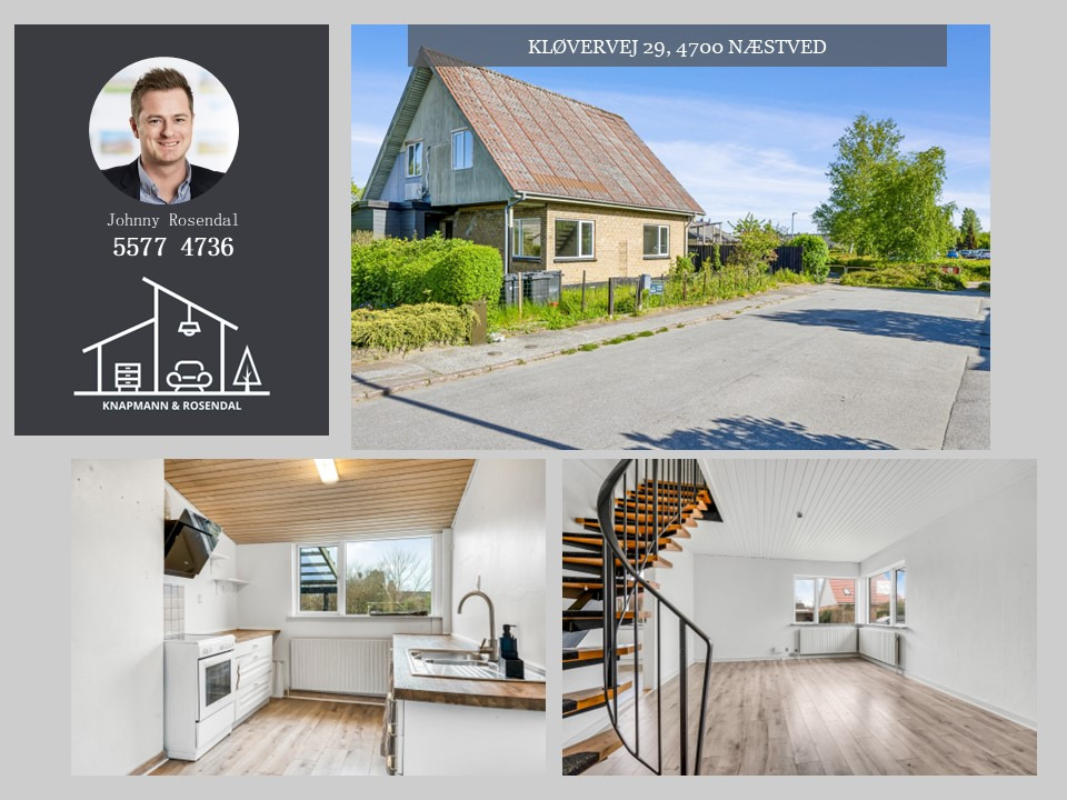 Knapmann & Rosendal ApS præsenterer villa med rolig beliggenhed på Kløvervej 29