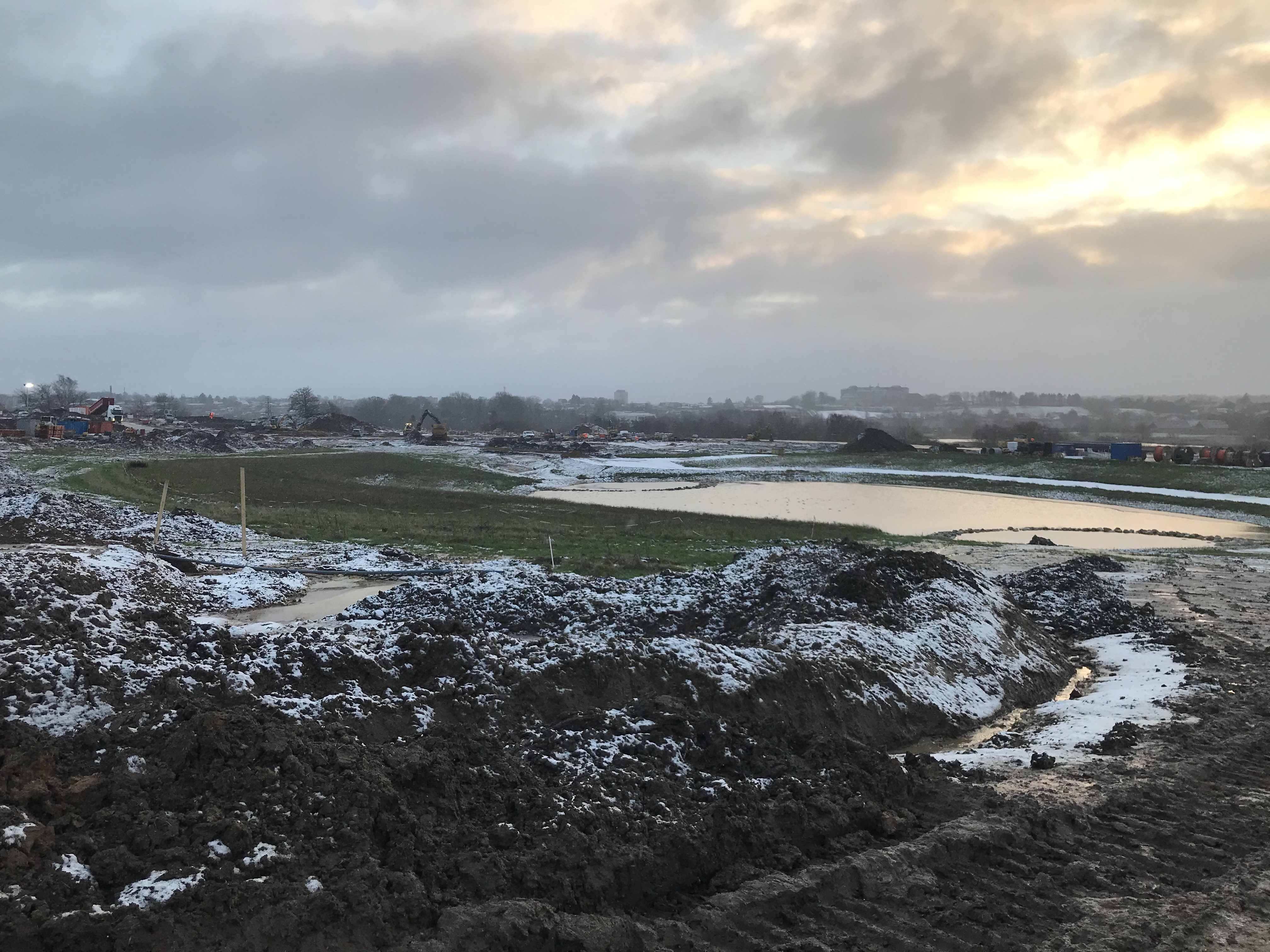 Afvanding til dele af Danmarks største byudviklingsprojekt i Horsens