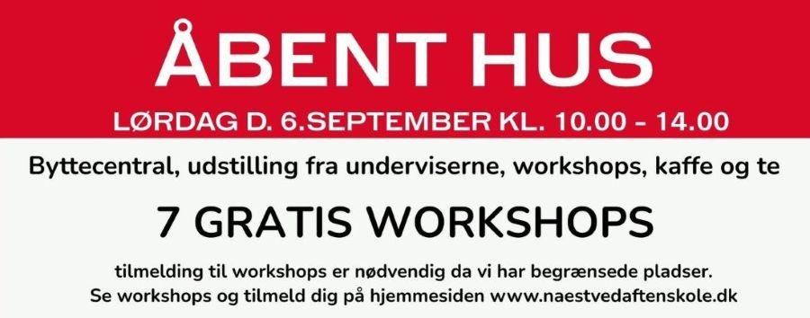 Åbent hus hos DOF Næstved Aftenskole