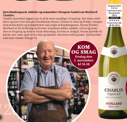 Brugsen Høm byder på smagsprøver på gode vine til julen