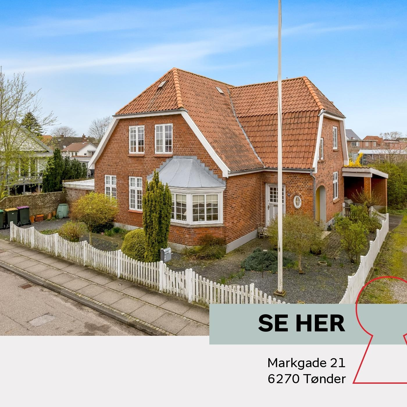 Home Tønder: Flot arkitektonisk villa centralt i Tønder til 1.345.000 kr.