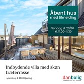 Danbolig Hjørring inviterer til åbent hus i påsken på charmerende villa