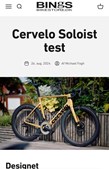 Bings BikeStore ApS tilbyder stor rabat på Cervelo Soloist efter grundig anmeldelse