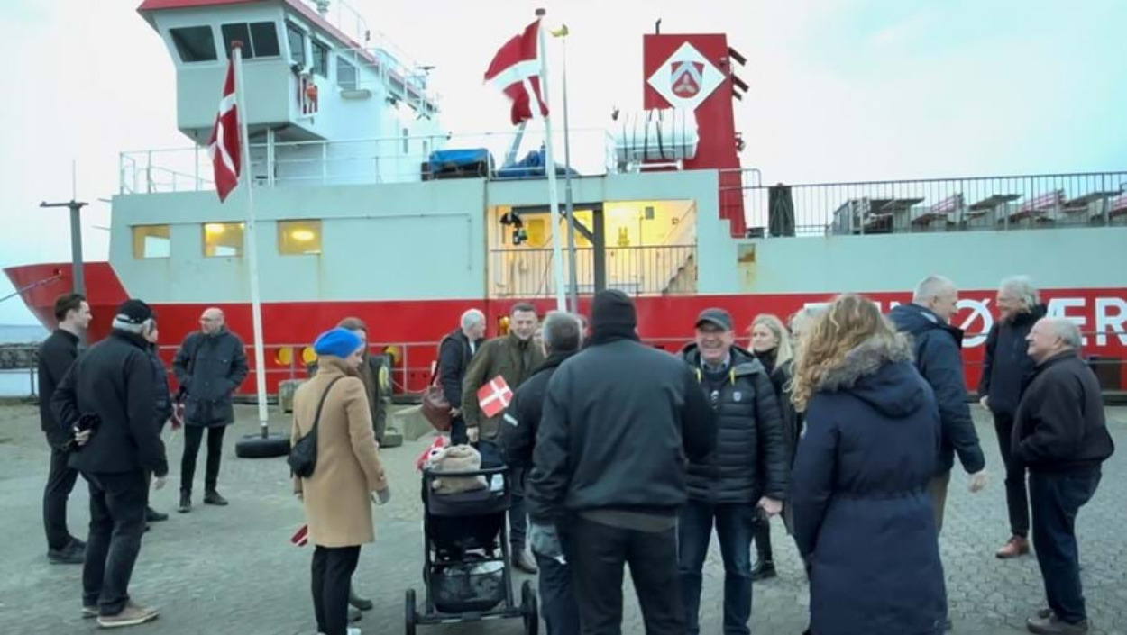 Fejring af flere færgeafgange