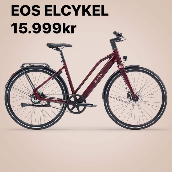Møllers Cykel Shop præsenterer EOS elcykel med vedligeholdelsesfrit remtræk