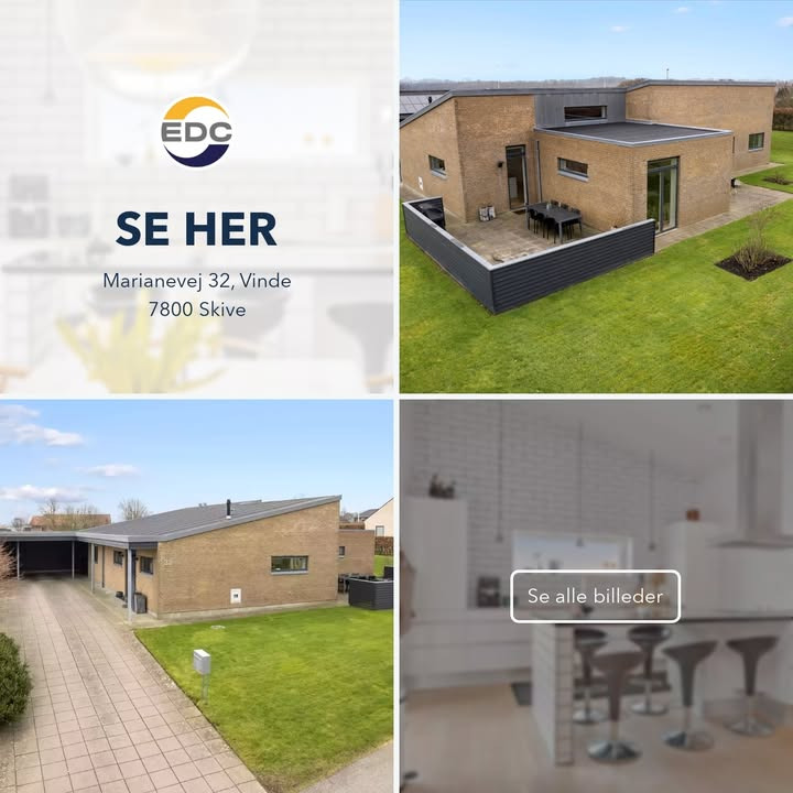 Familievilla på Marianevej 32 stadig til salg hos EDC Skive I/S