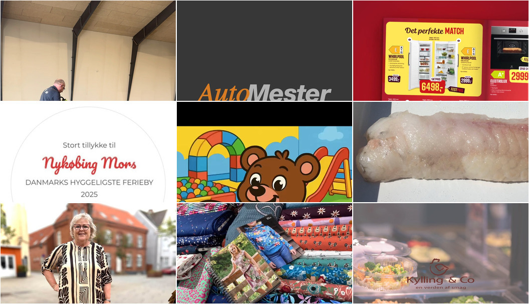 Nyt fra WIIBEN, SKOUSEN Thisted, GARDEROBEN og 6 andre