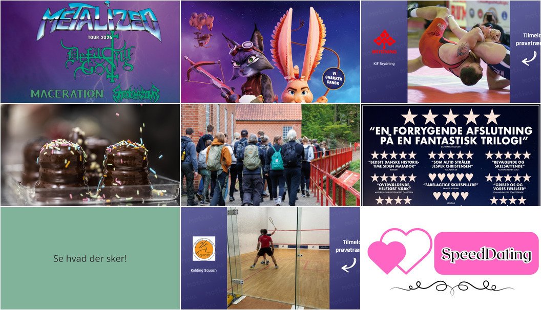 Oplev en alsidig weekend i Kolding: Metal-koncert, historiske oplevelser og sjove aktiviteter