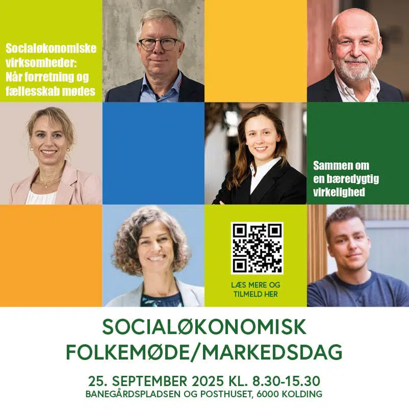 Socialøkonomisk markedsdag i Kolding sætter fokus på socialt ansvar i erhvervslivet