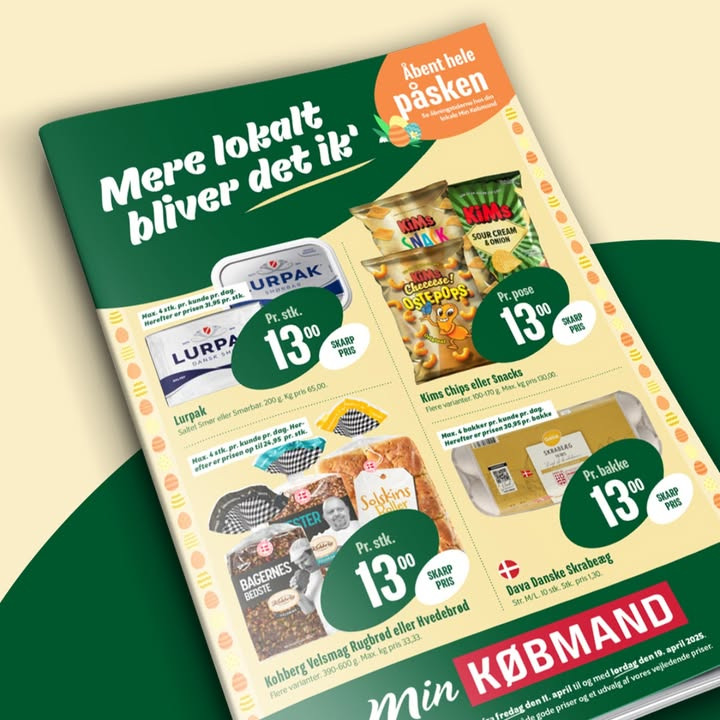 Min Købmand Nim gør klar til påskefrokosten med alt til din indkøbsliste