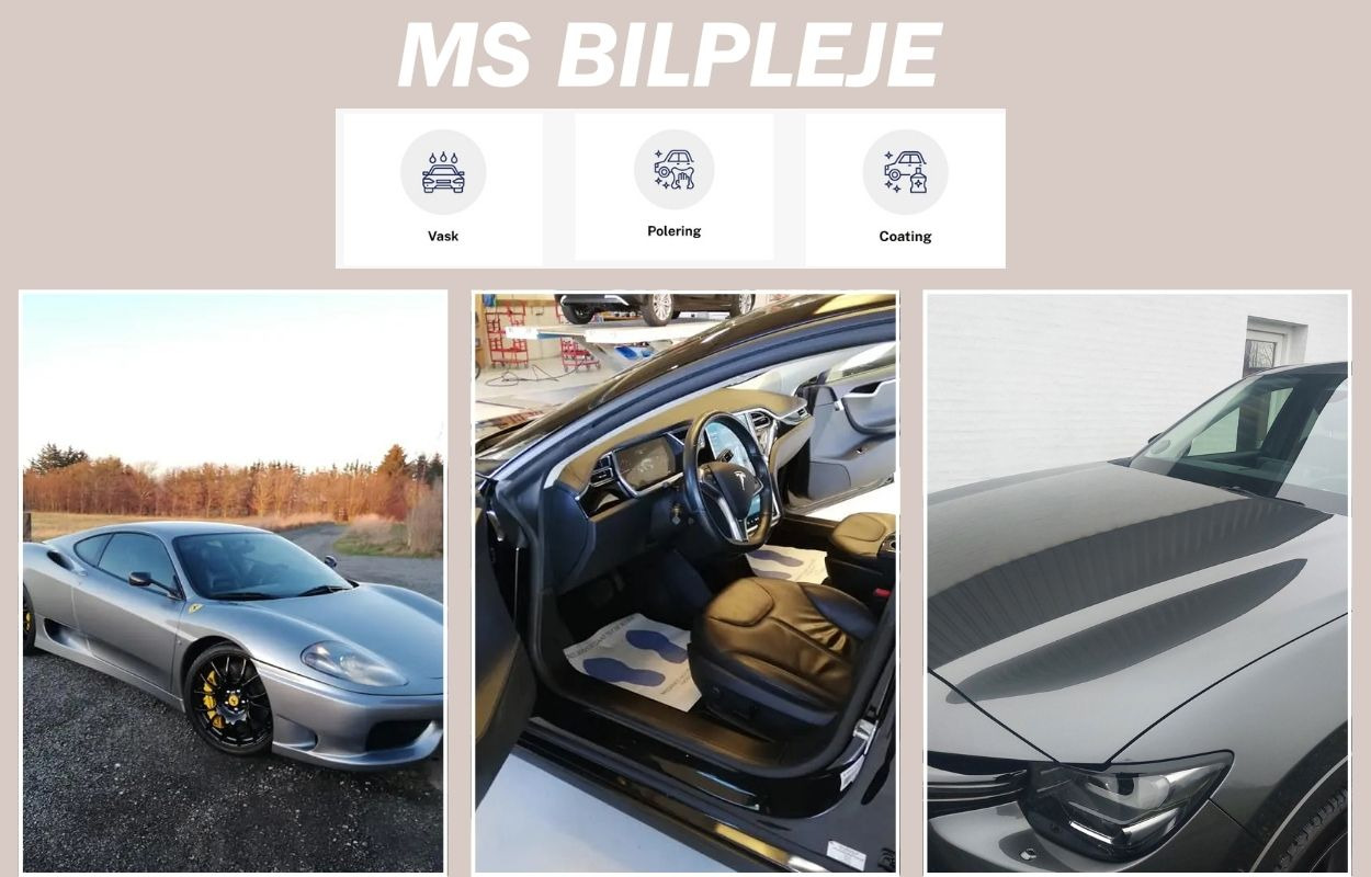 MS Bilpleje leverer perfektion til din bil i Nordjylland