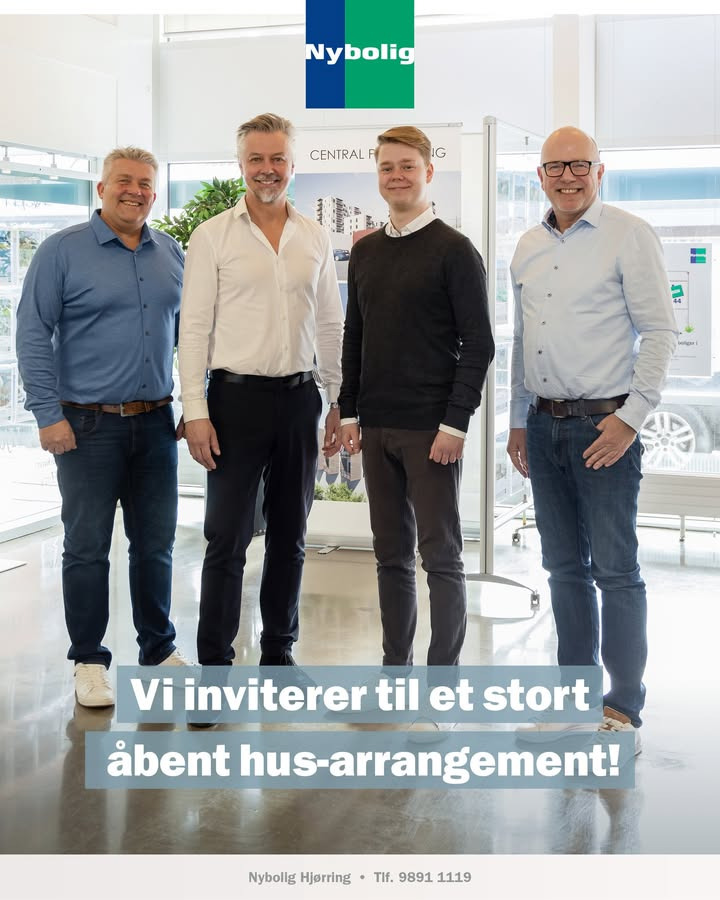 Nybolig Hjørring inviterer til stort åbent hus anden påskedag