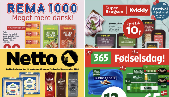 Gram Slot kartofler til 8 kr. og Anthon Berg marcipanbrød til en femmer - se de lokale tilbud