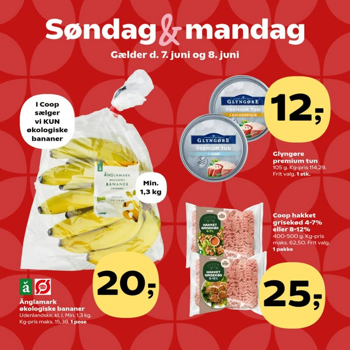 SuperBrugsen Hammerum inviterer til søndag & mandagskøb