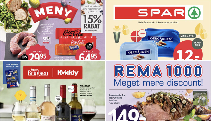 Frossen lammekølle til 169 kr. og Rahbek fiskefileter til kun 12 kr. - Se de lokale dagligvaretilbud