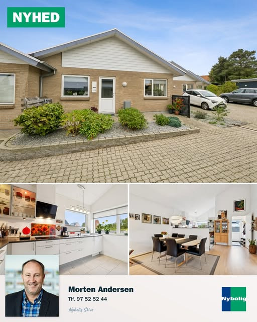 Nybolig Skive I/S præsenterer moderne bolig på Vindevej 13B tæt på centrum