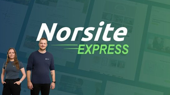 Få et gratis designoplæg til din hjemmeside med Nortsite express 