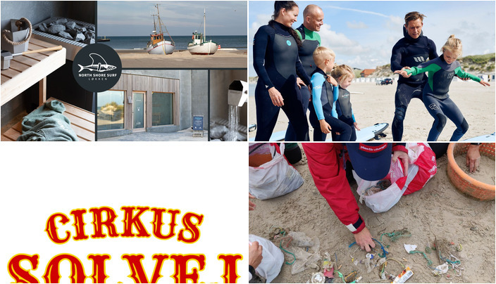 Oplevelser i Løkken denne weekend: Sauna, Surf og Cirkus