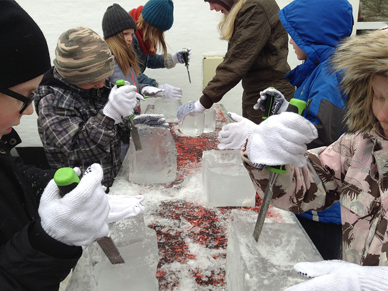 Kreativ weekend på Gladsaxe Hovedbibliotek: Lav dine egne lys og isskulpturer