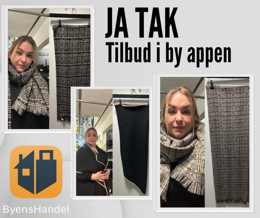 Garderoben præsenterer eksklusivt tilbud på halstørklæder via appen