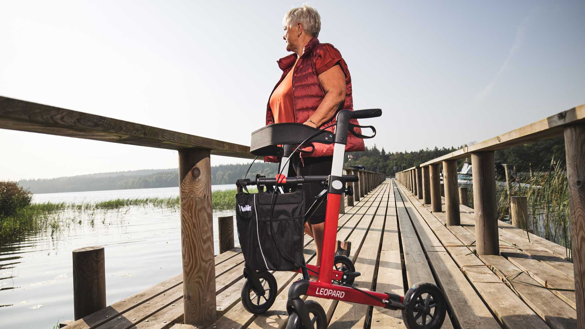 Leopard letvægtsrollator: Den perfekte balance mellem sikkerhed og bekvemmelighed