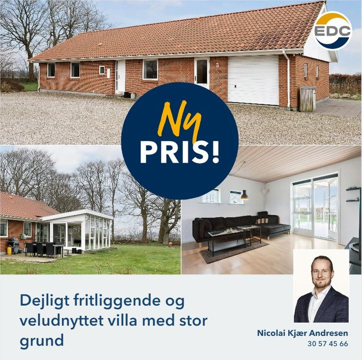 EDC Vejen sænker prisen på skøn villa i Lundtofte til 1.299.000 kr.
