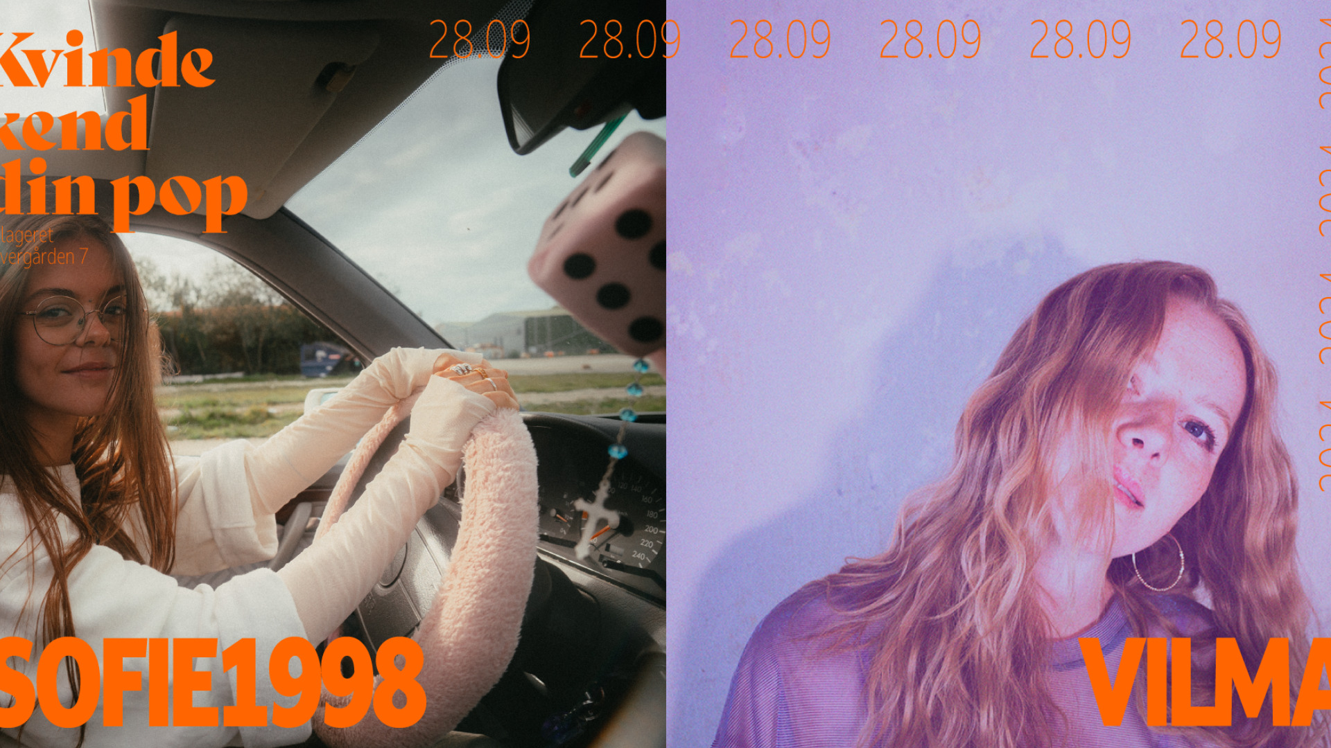 Oplev VILMA og Sofie1998 til Kvinde Kend Din Pop i Odense