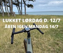 Per P. Cykler holder lukket lørdag d. 12. juli