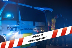 Kædereaktion på Holbækmotorvejen: Tre biler i sammenstød skabte kaos i Lejres morgentrafik