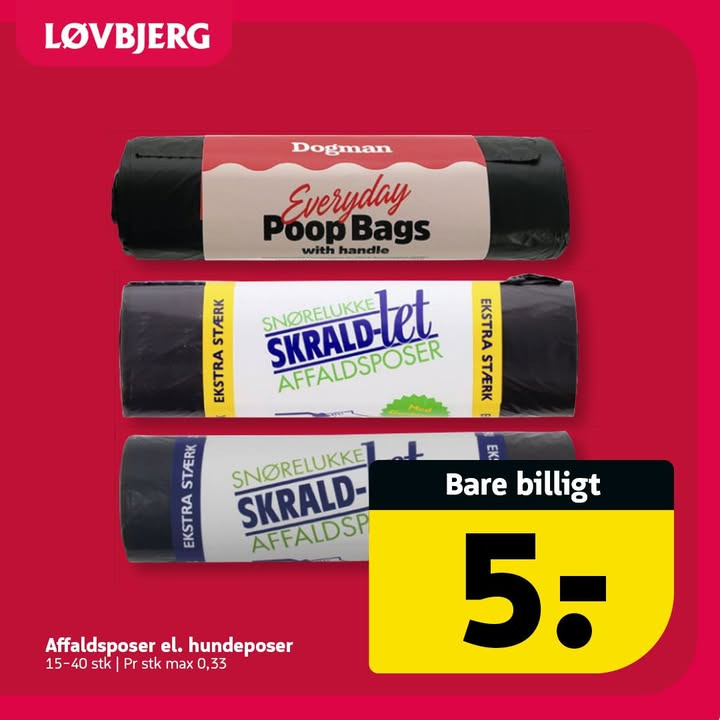 Løvbjerg Frederikshavn inviterer til møntmarked med varer fra 5,- kr.