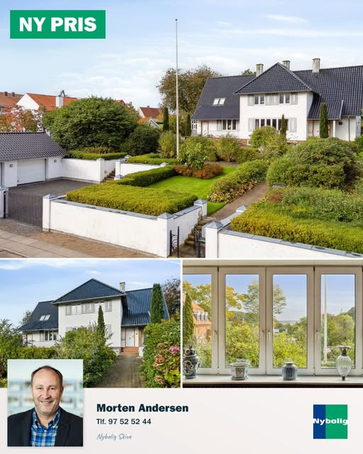 Nybolig Skive I/S præsenterer villa med ny pris og fjordudsigt