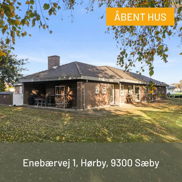 Mæglerhuset Sæby holder åbent hus søndag d. 1 november