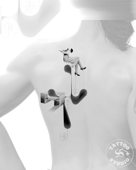 Tattoo Studio 96 præsenterer Albertes konceptuelle minimalistiske tattoo-design