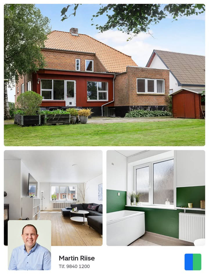 Nybolig Sæby A/S præsenterer rummelig villa i Østervrå med mange muligheder