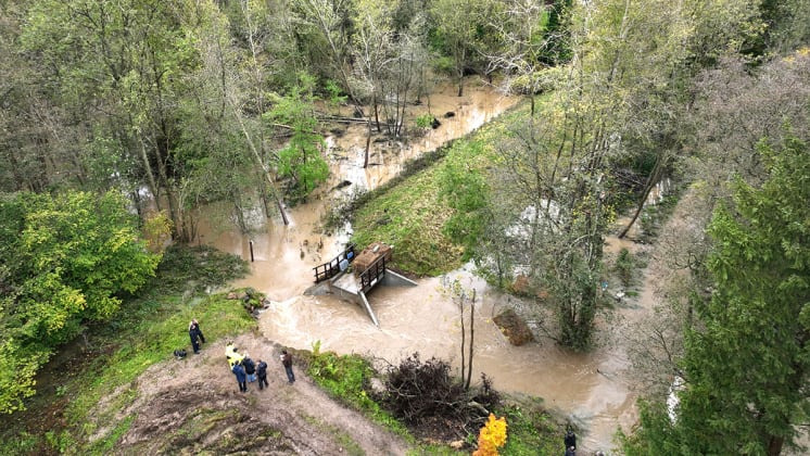 Rathlousdaldæmningen kan ikke genetableres på kort sigt