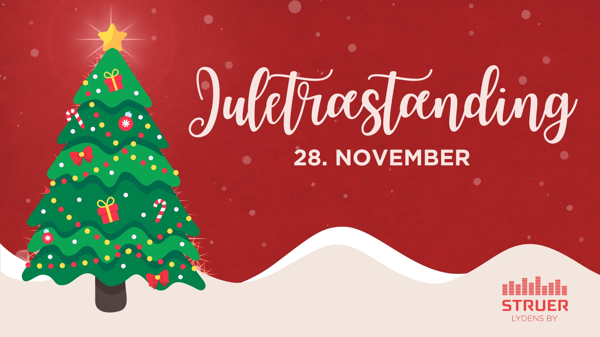 Årlig juletræstænding i Lydens By