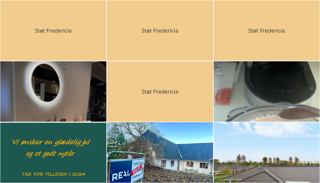 Nyt fra Fredericia Isenkram, RealMæglerne Middelfart, LANDBOGRUPPEN SØNDERJYSK og 2 andre