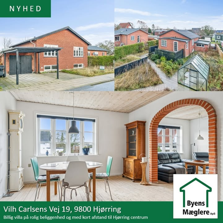 Byens Mæglere ApS, Hjørring tilbyder indflytningsklar villa til attraktiv pris